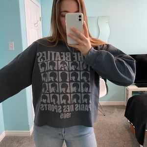 Vintage distressed Beatles sweatshirt